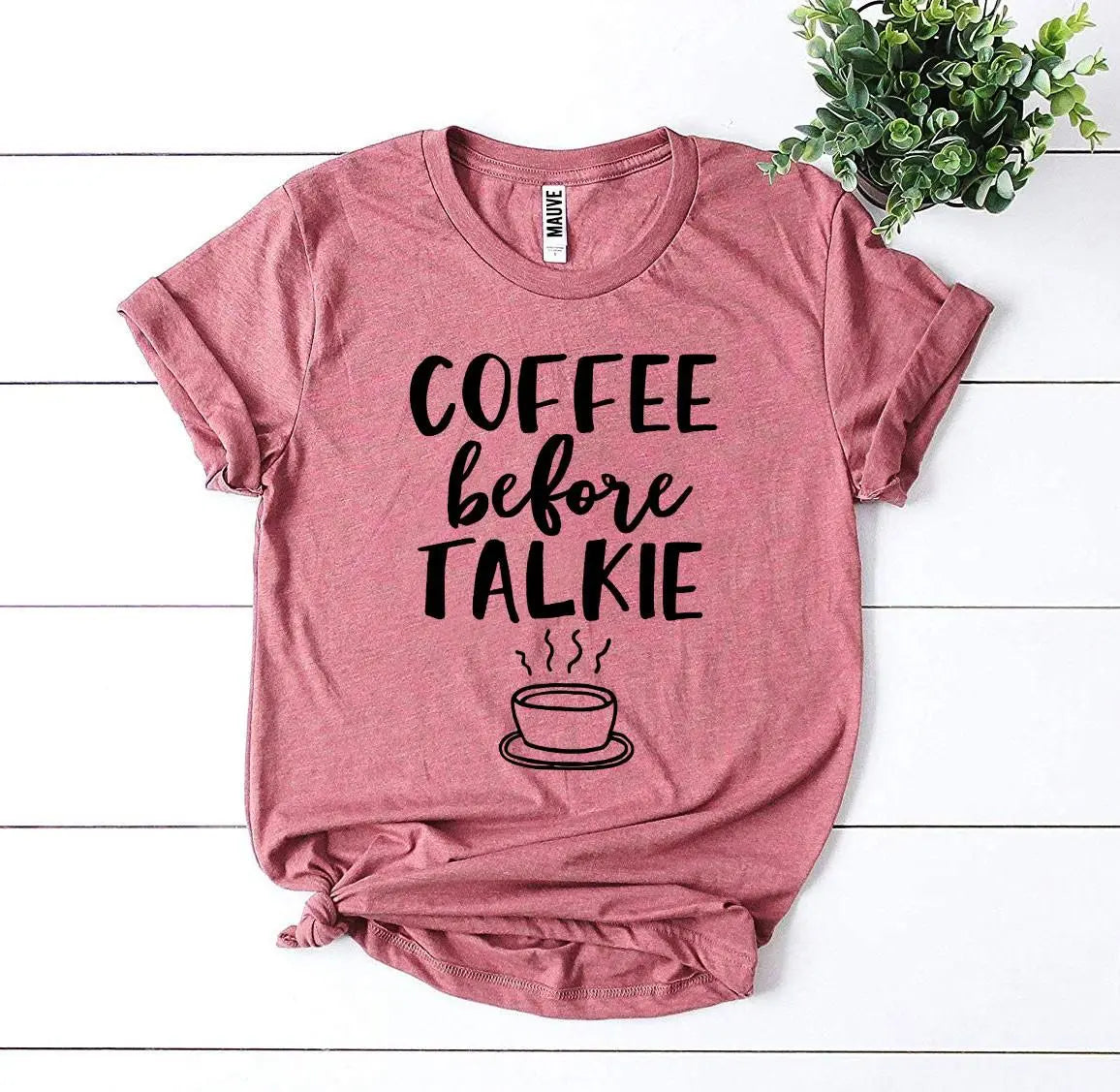 funny coffee shirt pink